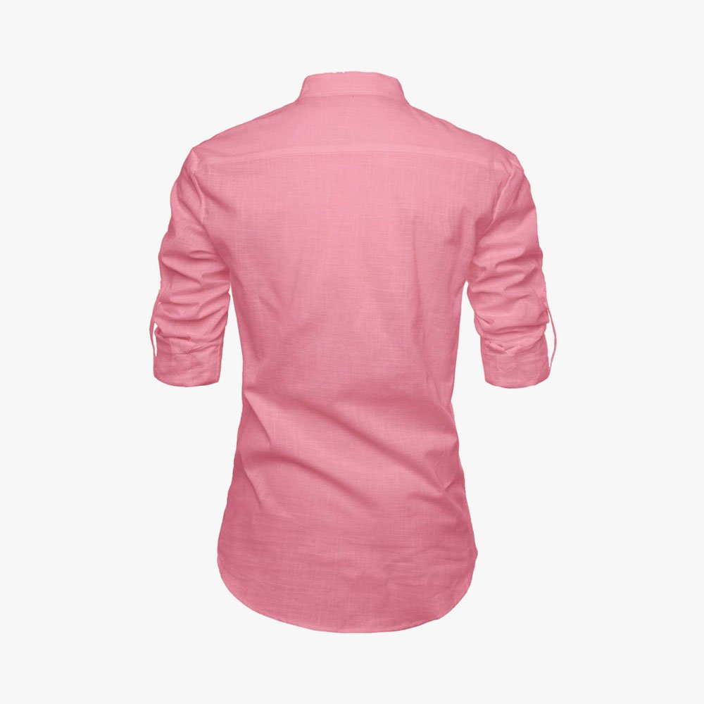 Men Solid Pure Cotton Straight Kurta For Men - Image 7