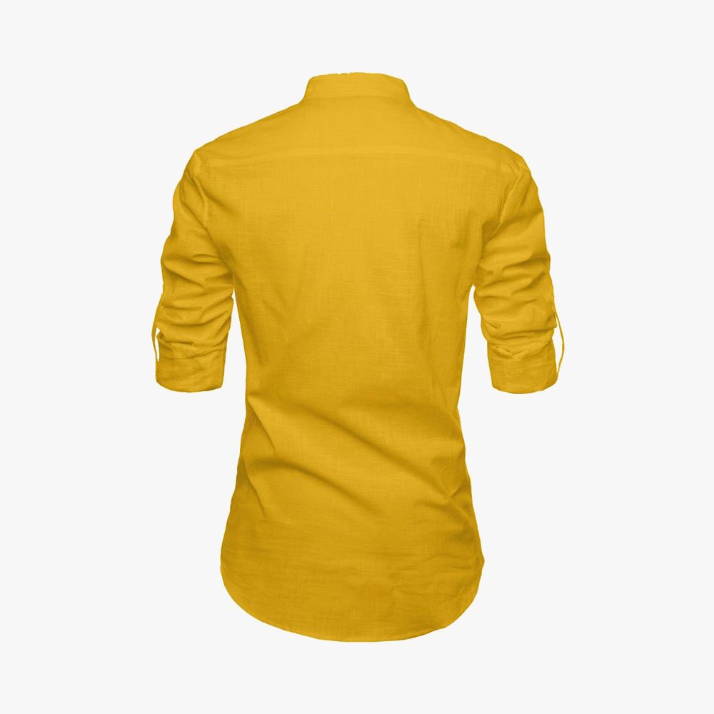 Men Solid Pure Cotton Straight Kurta For Men - Image 13