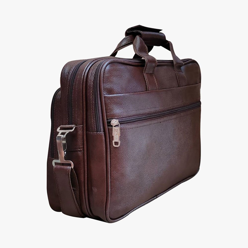 Loggin Synthetic Leather Laptop Executive Bag - Image 8
