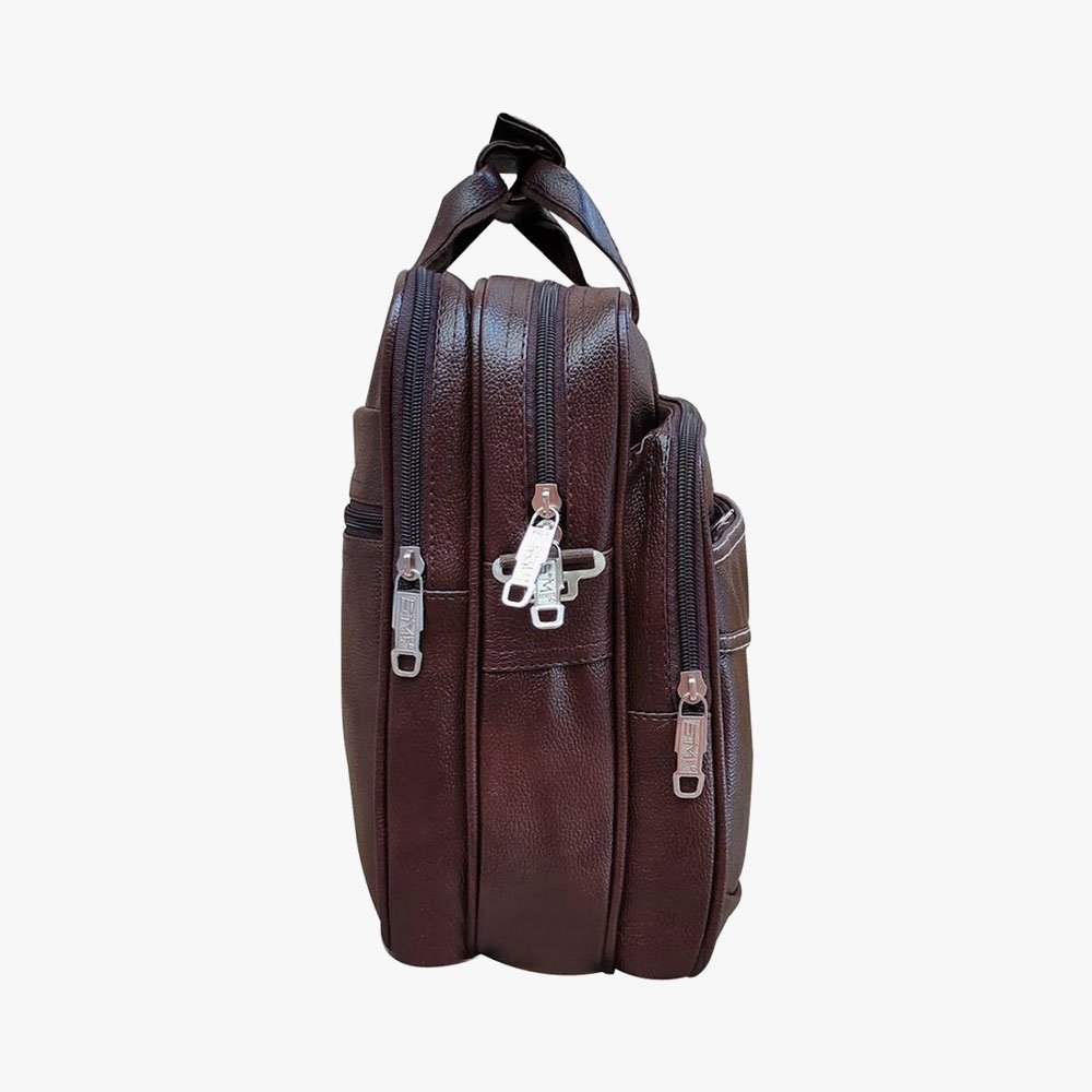 Loggin Synthetic Leather Laptop Executive Bag - Image 9