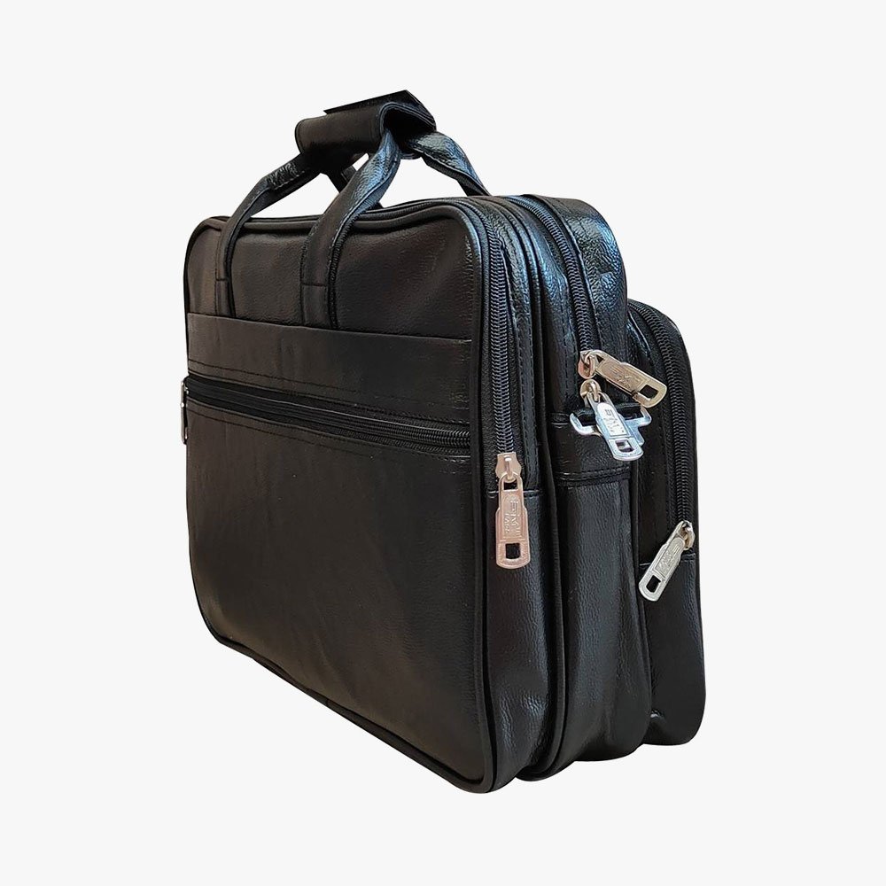 Loggin Synthetic Leather Laptop Executive Bag - Image 14