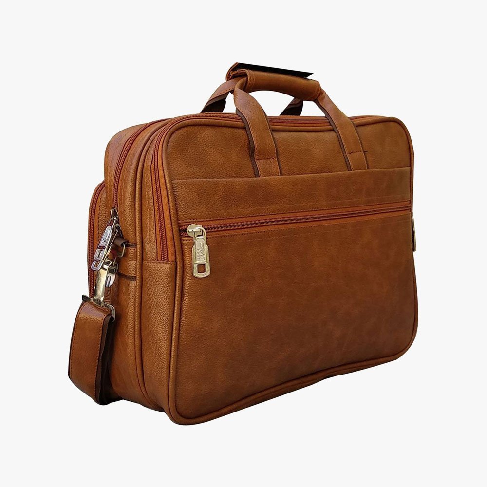Loggin Synthetic Leather Laptop Executive Bag - Image 5