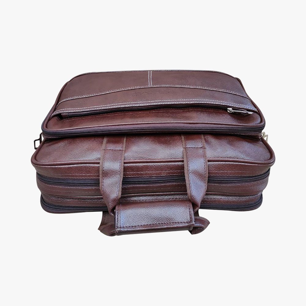 Loggin Synthetic Leather Laptop Executive Bag - Image 10